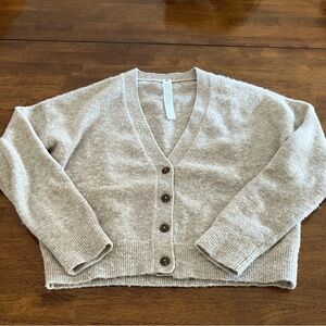 Lululemon Alpaca Wool Blend cardigan